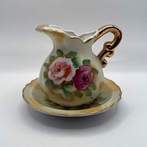 Vintage Japan Miniature Pitcher & Basin Set